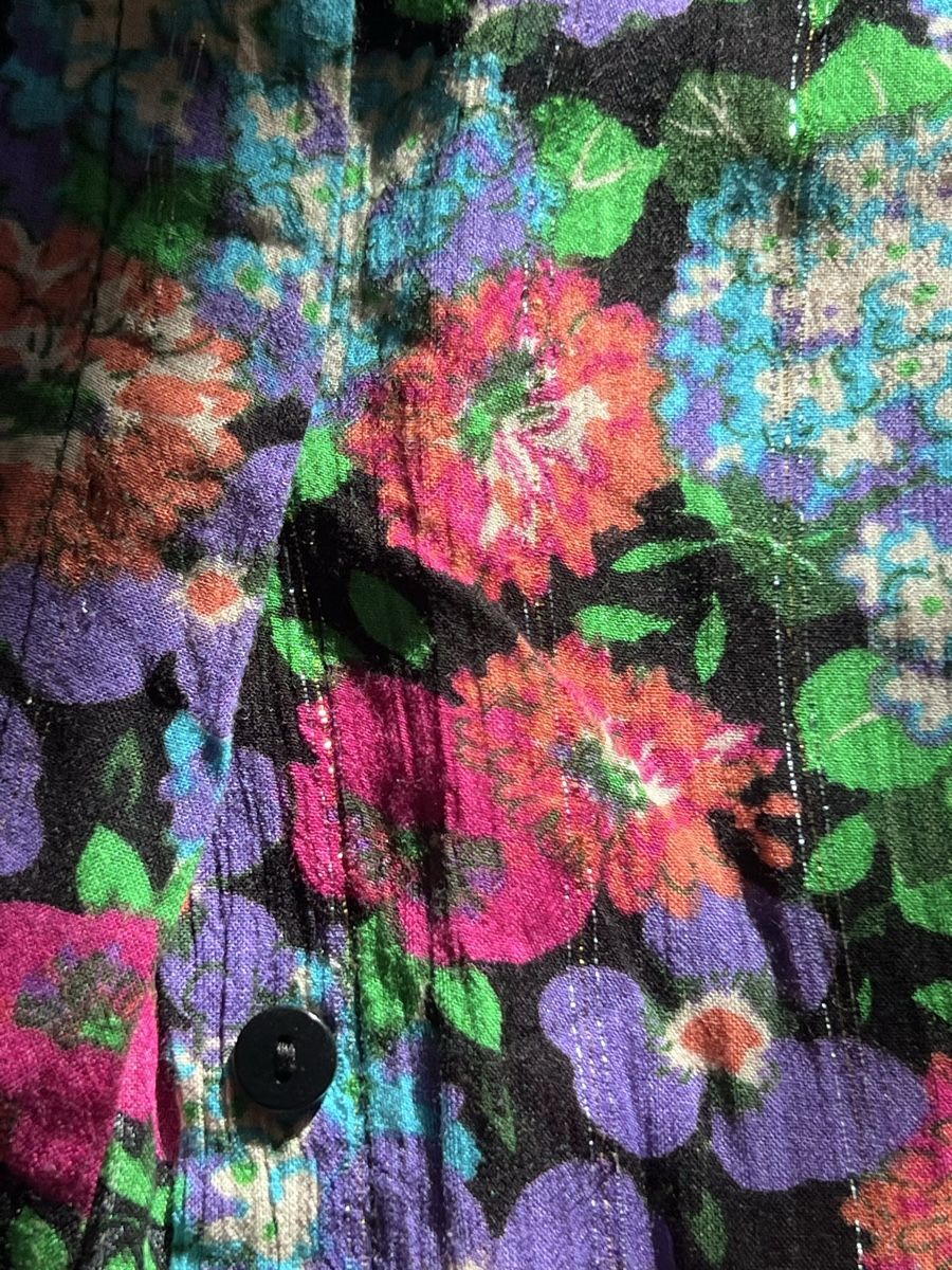 Ba&Sh Camicette: Bash Bluse 36  38 S M Blumen Glitzerfäden  – Usato da Basel venduto da nicolebrown78 5