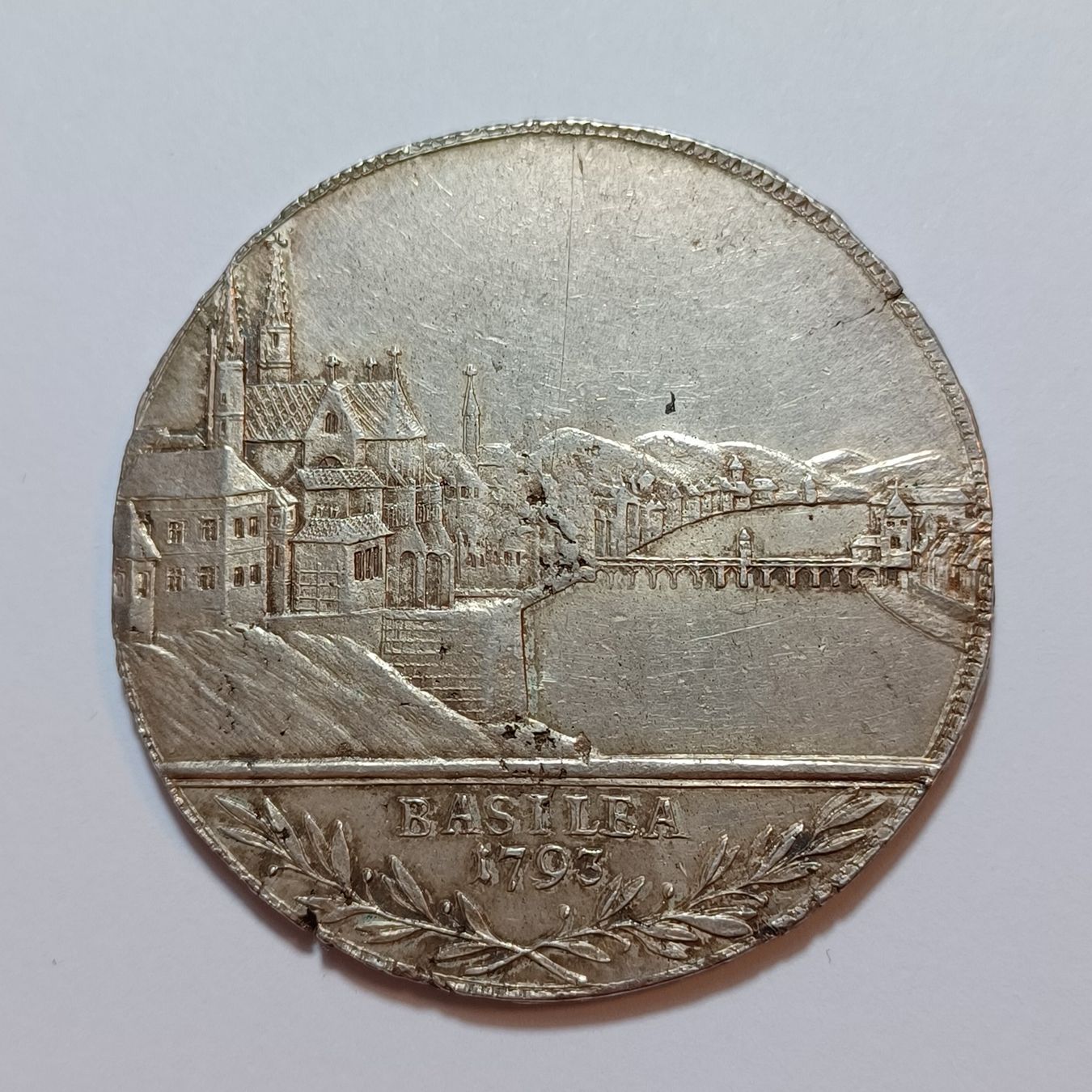 Alle Münzen: Taler 1793 Basel HMZ 2-99j – Gebraucht aus Pfäffikon ZH von Schweizer_Muenzen
