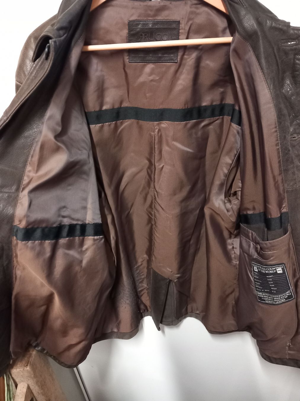 Giacche: Lederjacke Herren Gr.M Rindsleder, braun – Usato da Gwatt (Thun) venduto da umwelt-brocki 3
