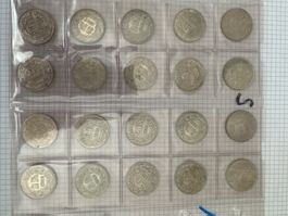 20 STK. 2-FRANKEN MÜNZEN SILBER