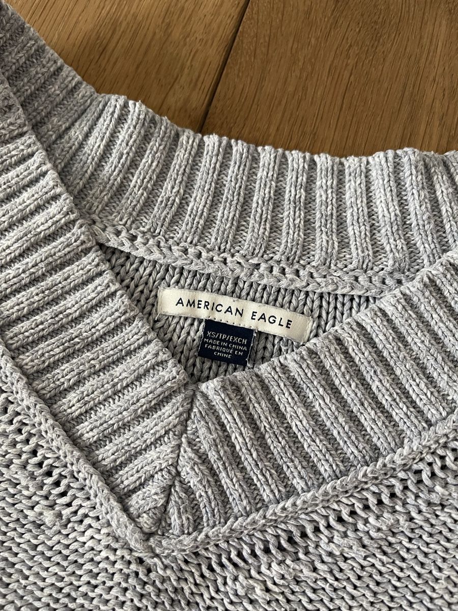 American Eagle Maglioni & Felpe: Damen Pullover American Eagle Grau Grösse XS/PXCH – Usato da Dornach venduto da cmuenger 2