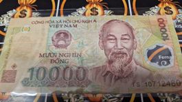 Vietnam 10000 Dong Banknote/Geldschein, Top Zustand!