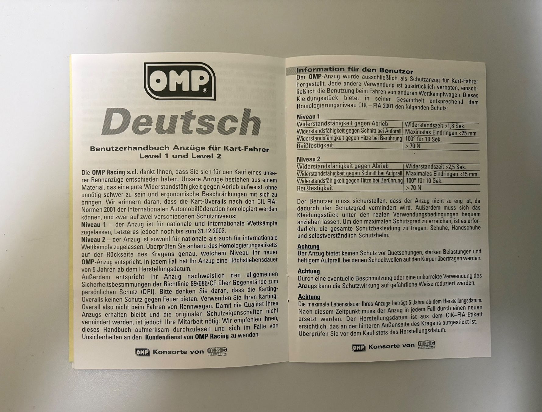 OMP Completi: OMP Rennanzug – Nuovo e nell'imballaggio originale da Basel venduto da tif_m2h6 6