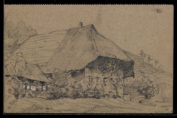 Ansichtskarten: Handgemalt sign. E. Langenbach: Karlsruh – Gebraucht aus Berlin von bartko-reher
