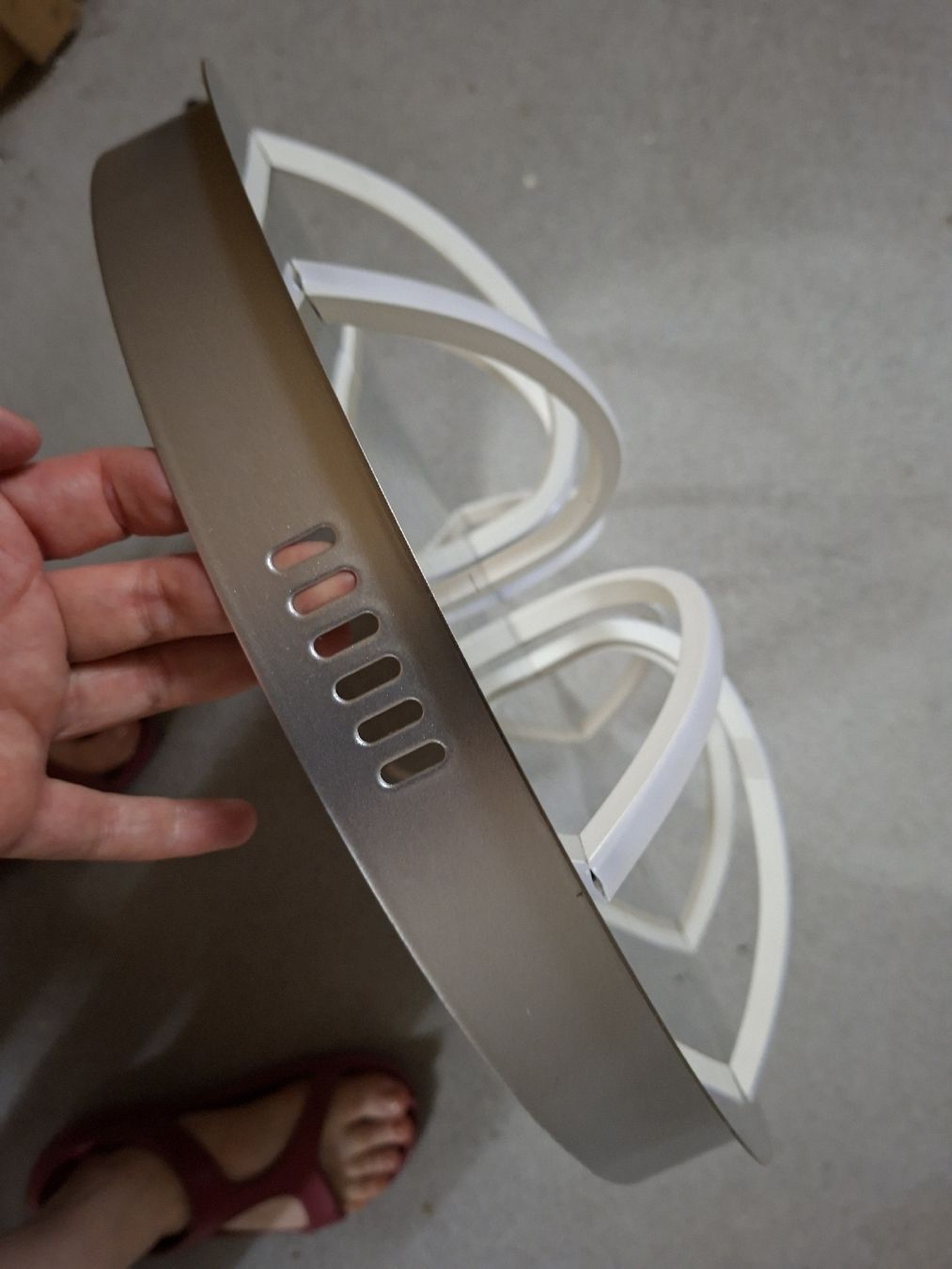 Lustres & lampes de plafonds: Deckenlampe LED weiss sehr hell – D'occasion à Affoltern am Albis par Feather 1