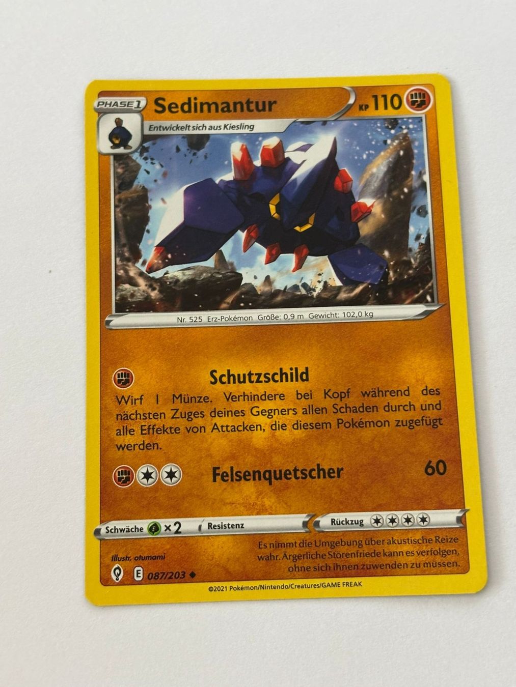 Pokémon Carte collezionabili: Sedimantur 087/203 – Usato da Herisau venduto da Seyashop_2