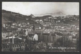 St. Gallen Westquartier mit Säntis