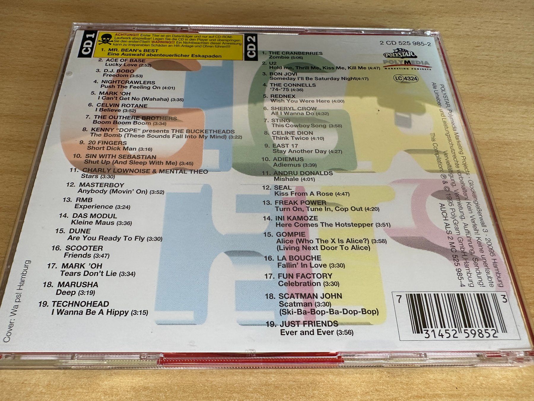 CD: Various – Giga Hits 95 - 2 CD – Usato da Rikon im Tösstal venduto da Alpenmutz 1