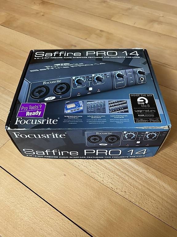 Attrezzatura per studi di registrazione: Focusrite Saffire PRO 14 – Usato da Luzern venduto da jasminlmusic
