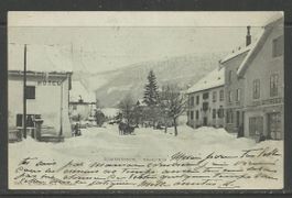 Carte P de 1901 ( Dombresson / Grande Rue )