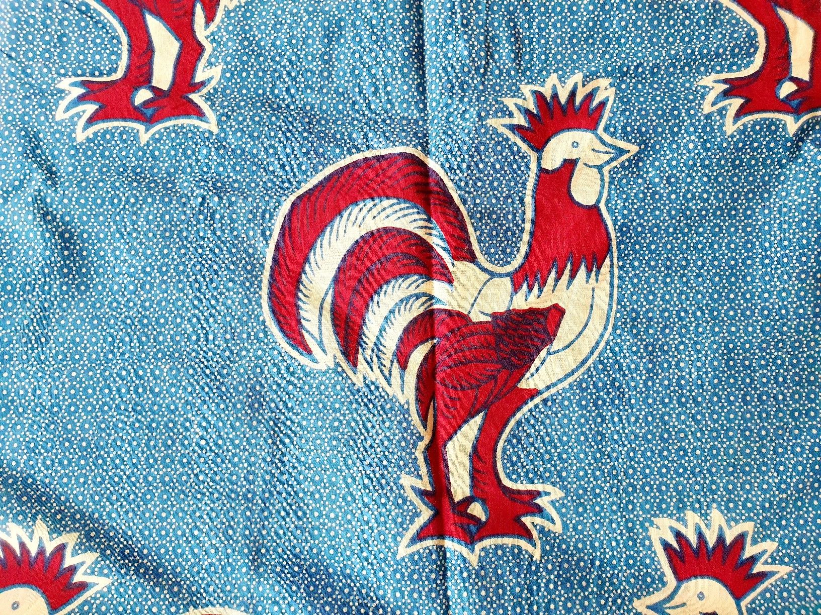 Stoffe: tissu coq 105x170cm – Gebraucht aus Yverdon-les-Bains von somiou 1