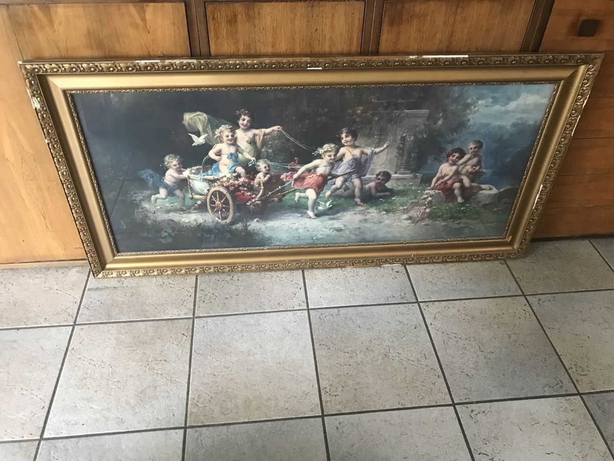 Dipinti: Quadro putti che giocano – Usato da novaggio venduto da cam_5stl 5