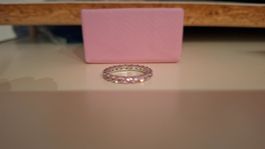 Swarovski Ring rosa infinity
