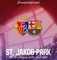 2 Sitzplätze FC Basel - FC Barcelona Nebeneinander Sekt. G10