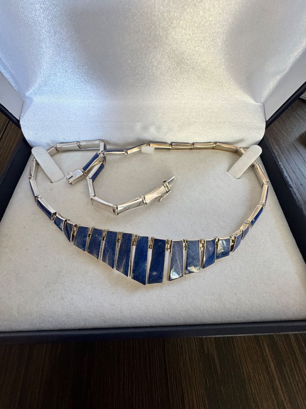 Catenine: NEU Sterling Silber 950 mit Lapislazuli – Nuovo e nell'imballaggio originale da Bern venduto da Javero