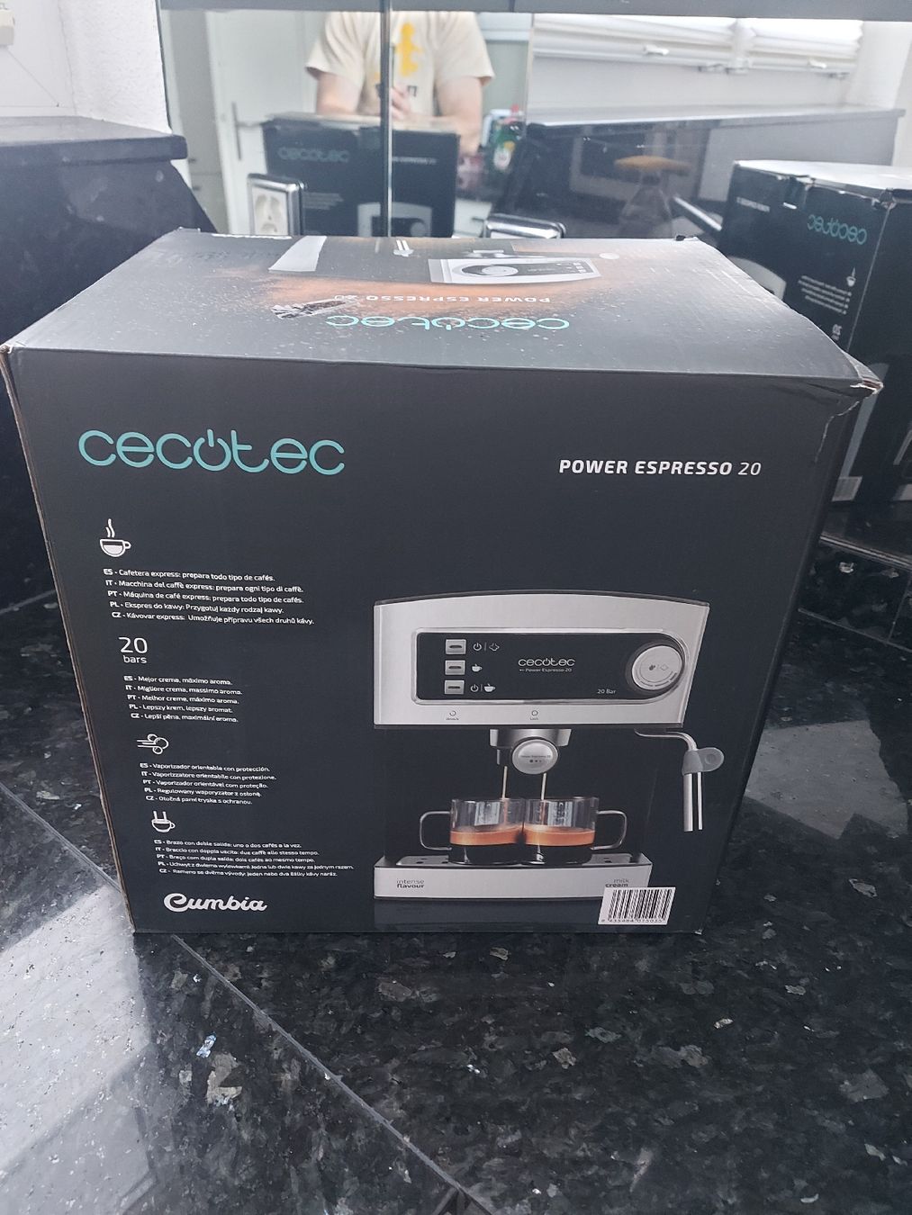 Macchine per caffè & Macchine per espresso: Cecotec Cumbia Power Espresso 20 Bar Coffee Maker, almoss ne – Usato da Zürich venduto da ari_wrn8 3