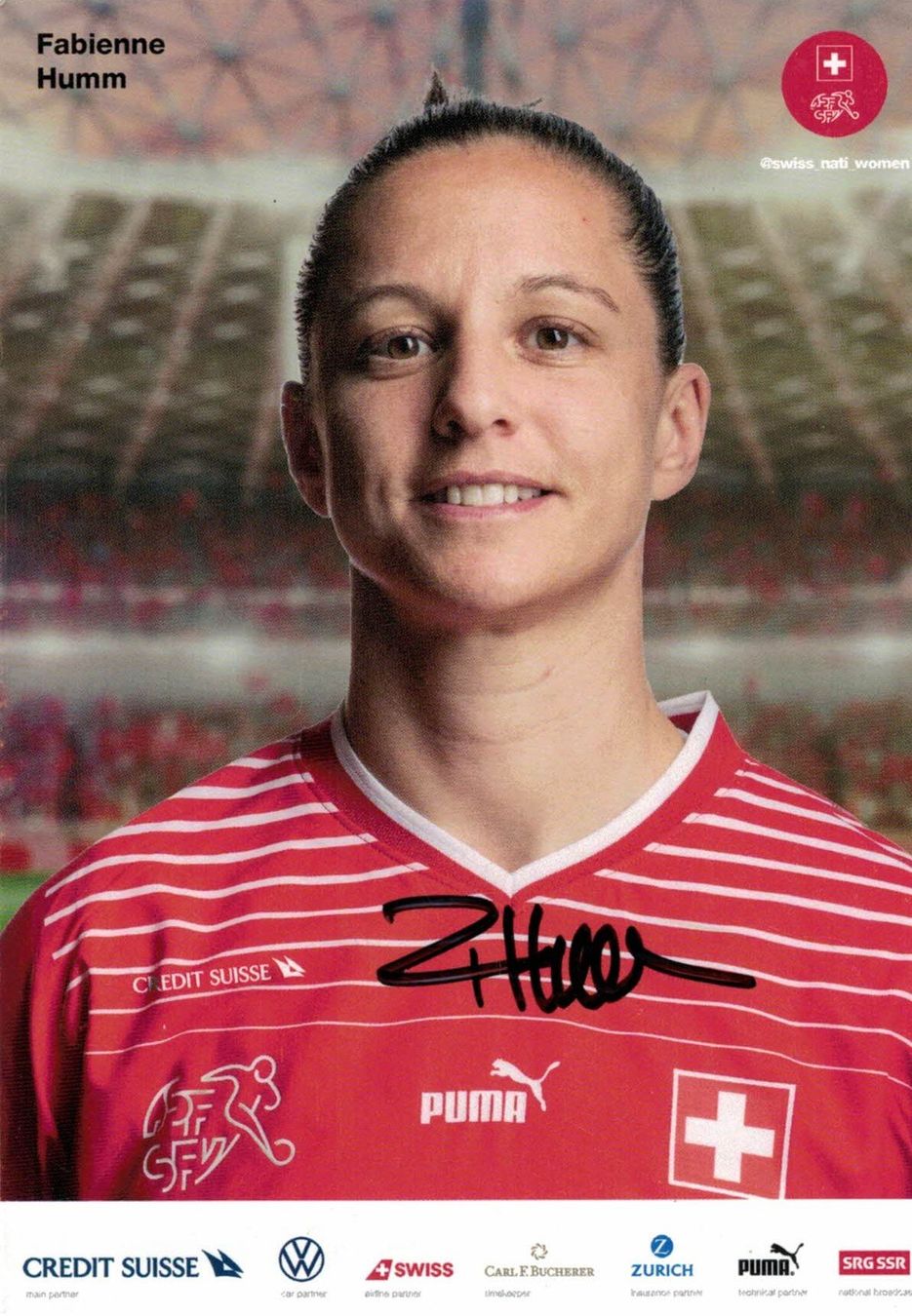 Autografi: Fabienne Humm Autogramm handsigniert Schweiz 2022 SELTEN – Nuovo (secondo la descrizione) da Thalwil venduto da JogaB0nito