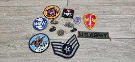 lot insignes et pin's divers US et divers