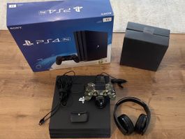 PlayStation 4 Pro 1TB mit Zubehör