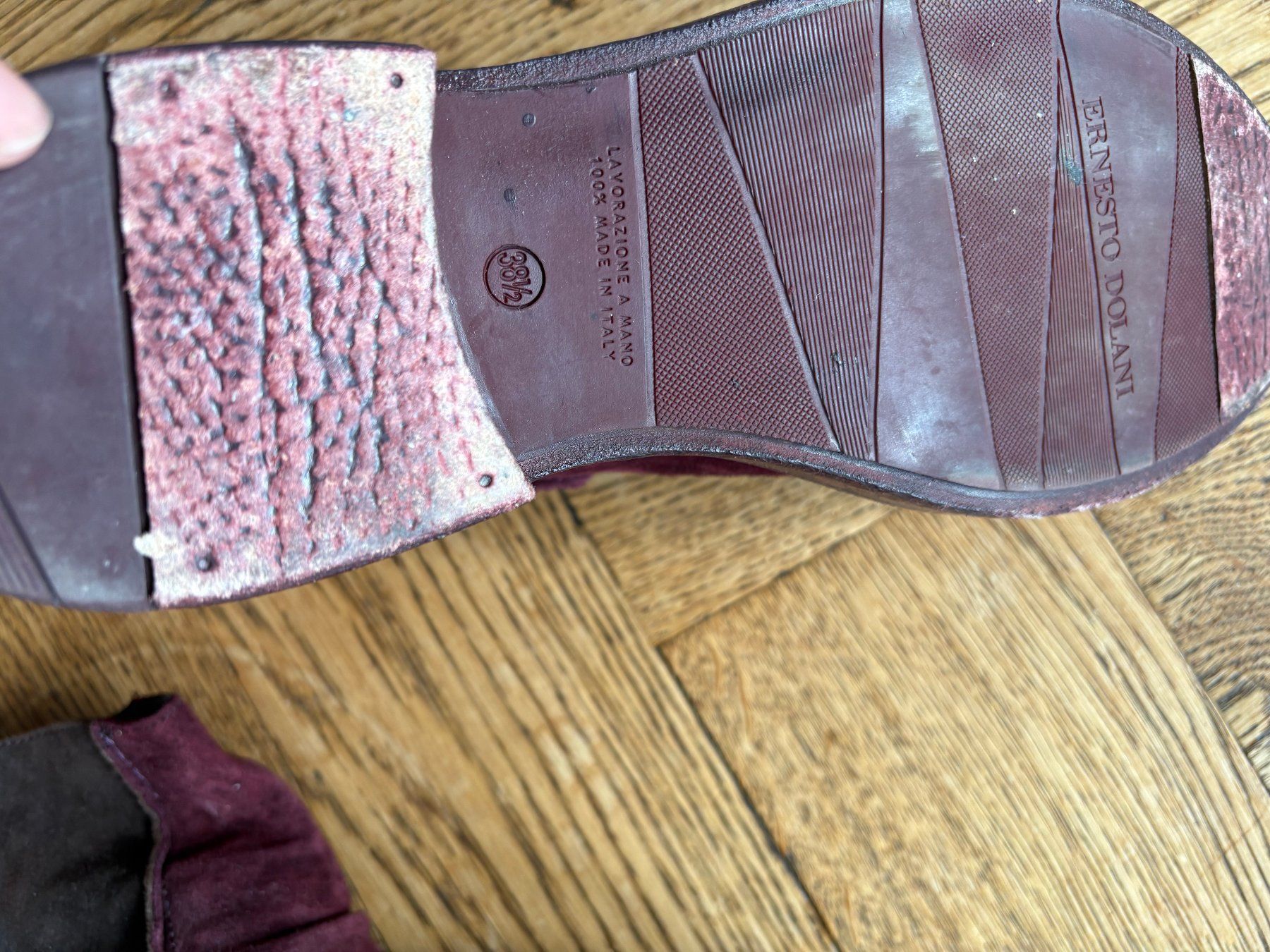 Scarpe da donna: ungetragene Stiefelette Ernesto Dolani dunkelrot – Nuovo (secondo la descrizione) da Solothurn venduto da crichi9902 2