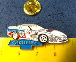 CHEVROLET CORVETTE C4 CHALLANGE AUTO PIN GEPRÄGT LIMITIERT