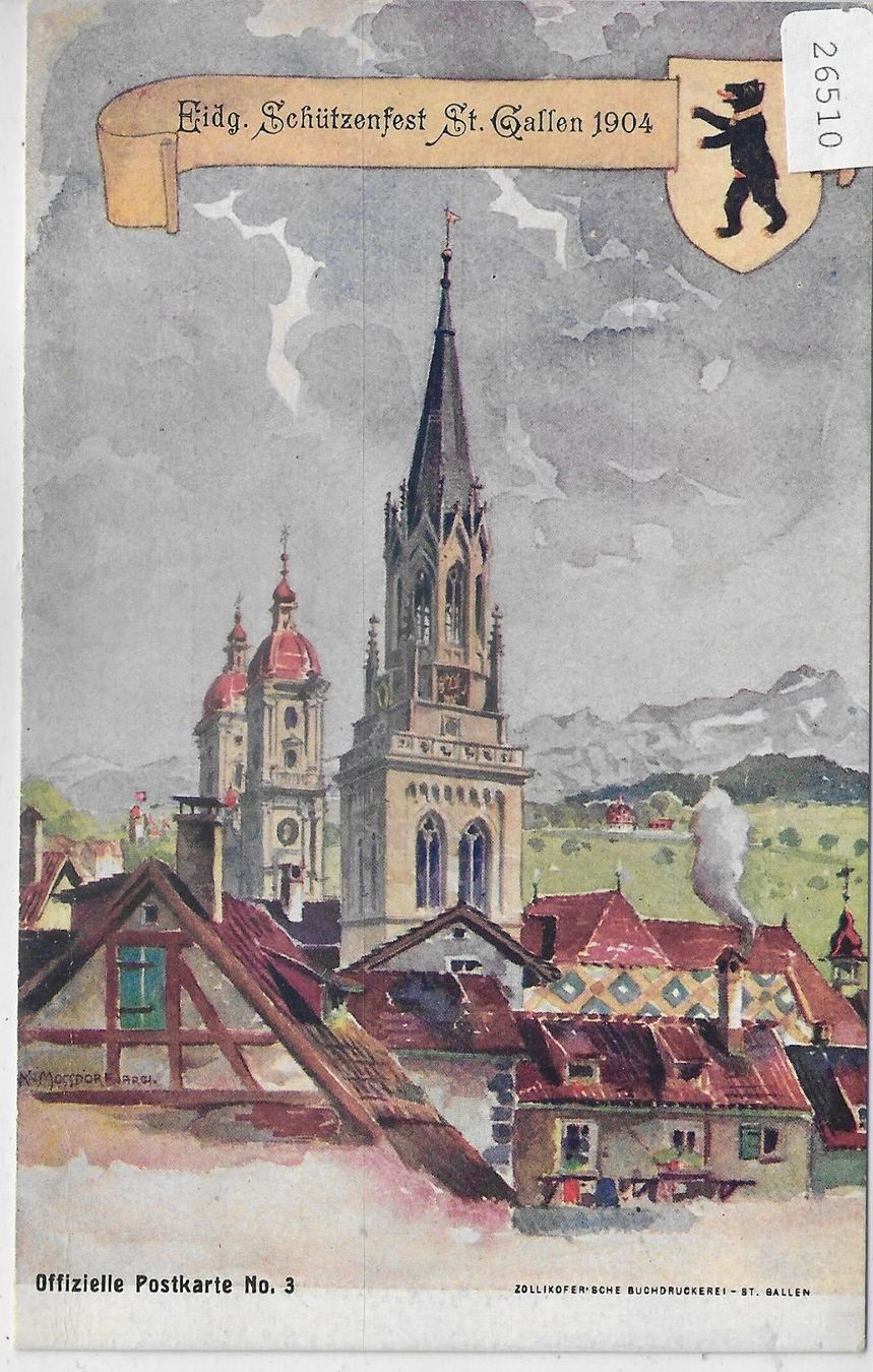 Cartes postales: Eidg. Schützenfest St. Gallen 1904 – D'occasion à Ettingen par Kartenplanet