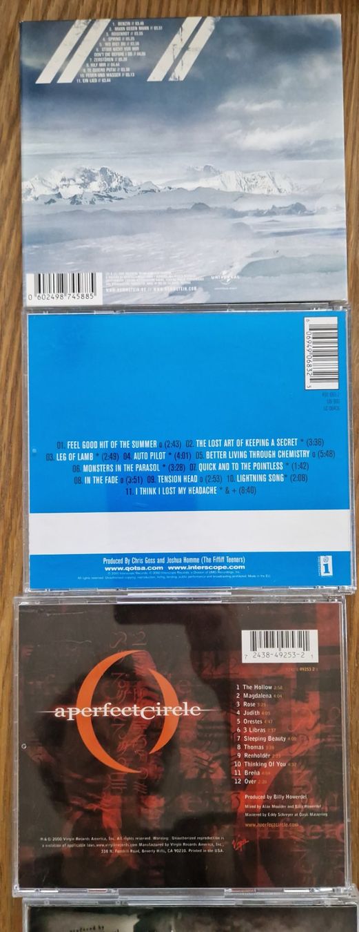 CD: CDs: Tool, A Perfect Circle, Massive Attack Konvolut Rock – Usato da Wettingen venduto da brownie14 4