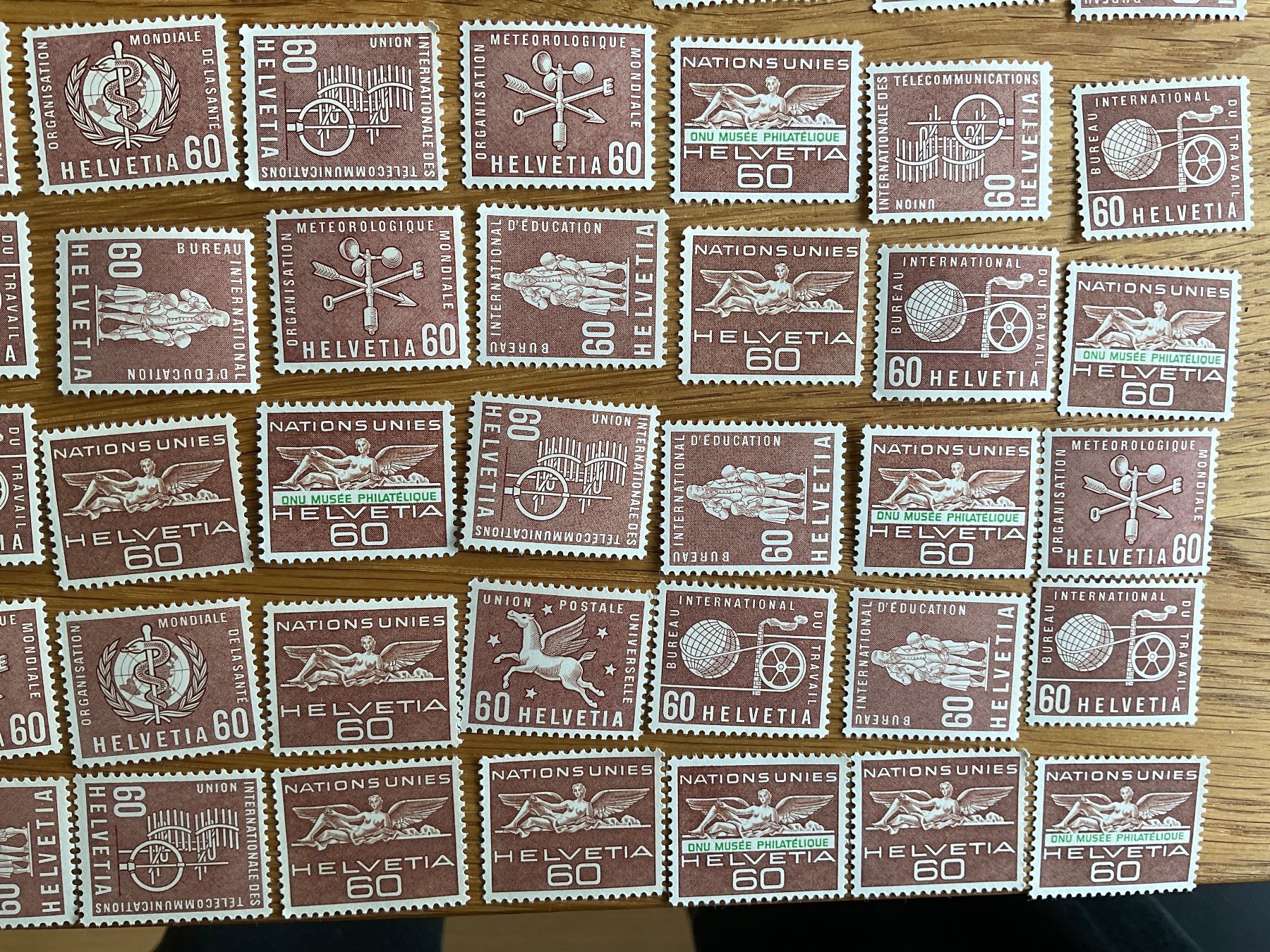 Tutti i francobolli: 60Fr Ämter Frankaturware ungestempelt postfrisch Sammlung – Nuovo (secondo la descrizione) da Wil SG venduto da Chefsugus 4