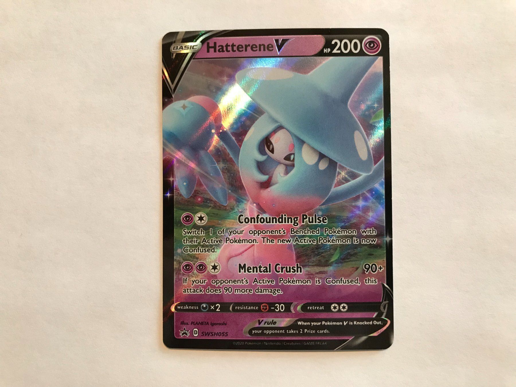 Pokémon Carte collezionabili: Hatterene V SwSh Promo – Nuovo (secondo la descrizione) da Hagendorn venduto da Pokecollectorch 1