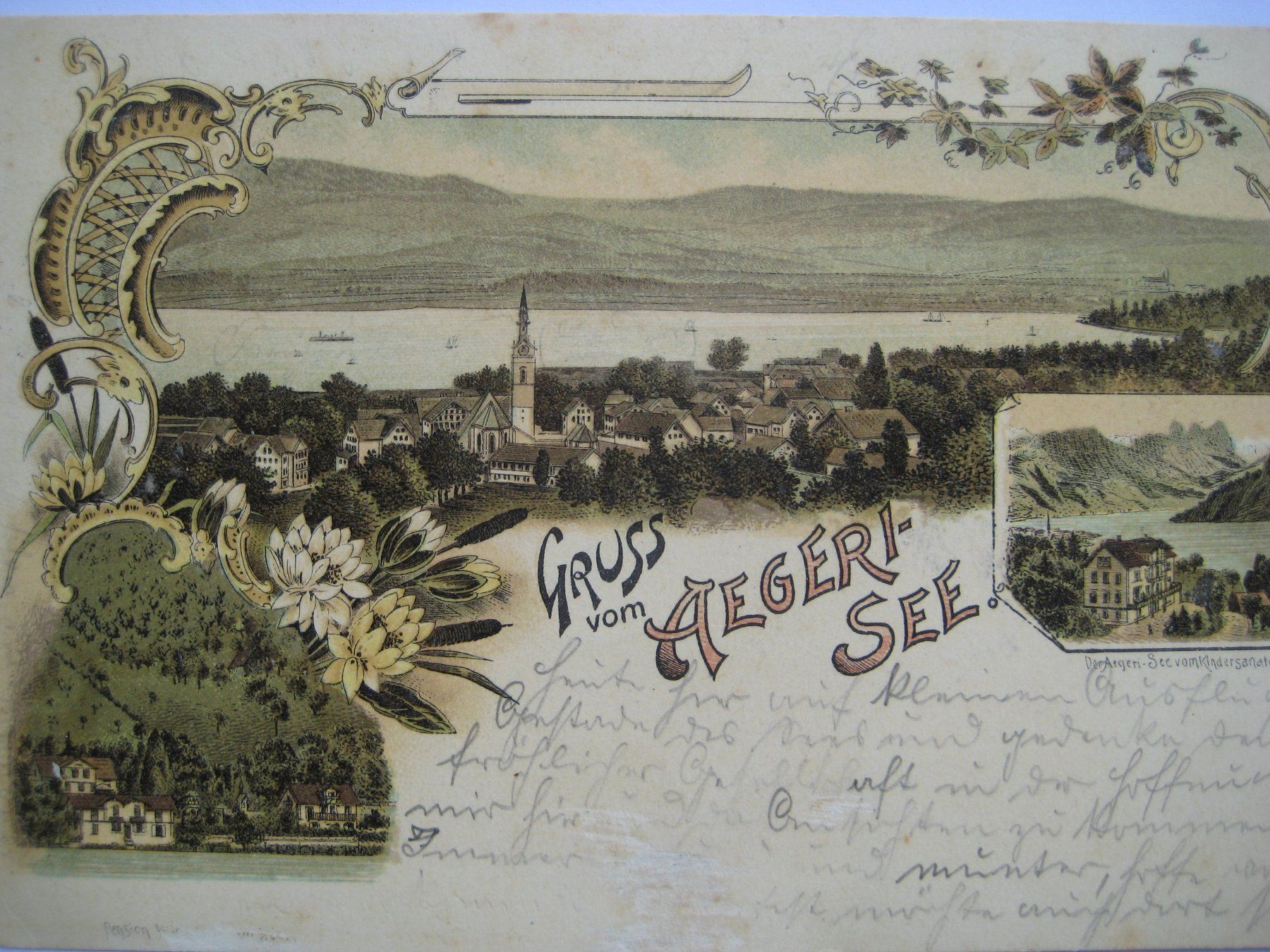 Cartoline postali: AK  Aegeri-See  Kt. ZG – Usato da Freienbach venduto da retlaw02