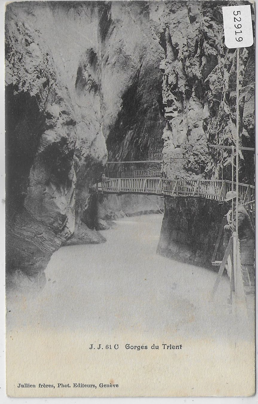 Cartes postales: Gorges de Trient – D'occasion à Ettingen par Kartenplanet