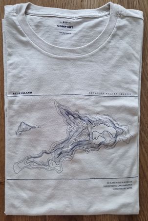 Cooles T-Shirt von P/P Comfort mit speziellem Inseldesign