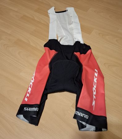 Radhose Stoeckli Shimano rot schwarz Grösse M