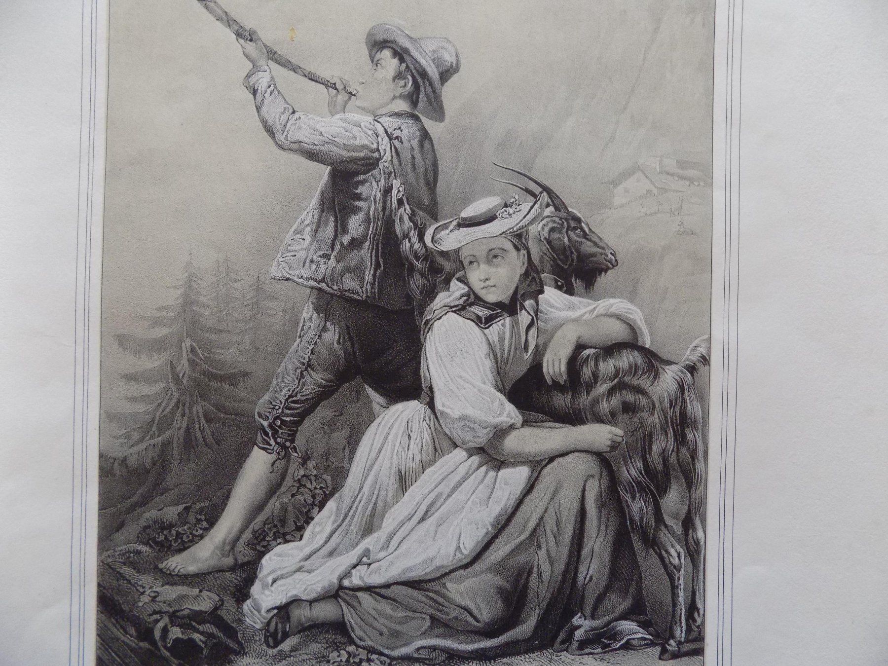 Gravures: Der Ziegenhirte Meiringen – D'occasion à Risch par Antikfee 4