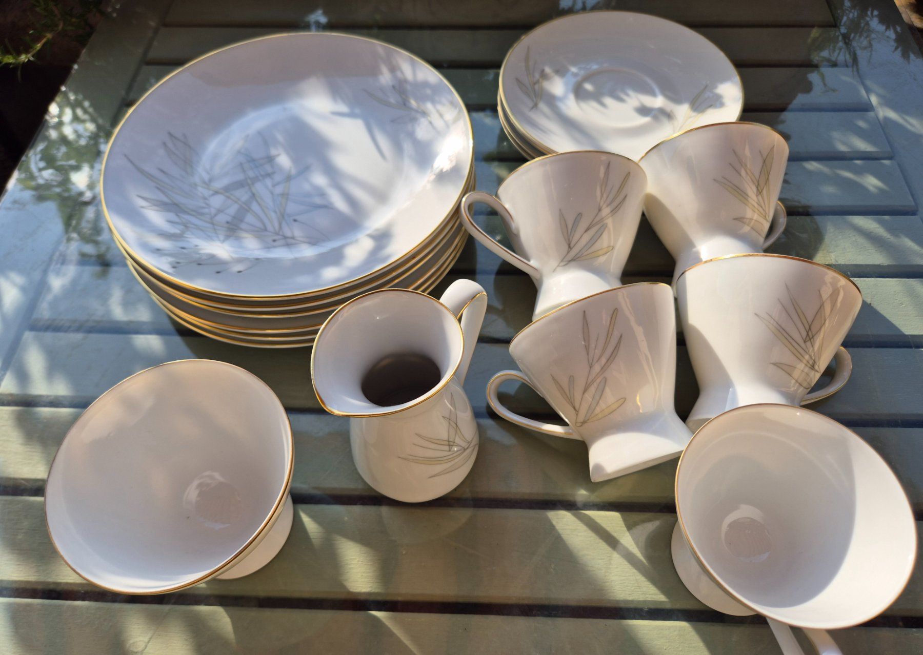 Rosenthal Geschirrsets: Kaffeeservice Rosenthal "Gräser, "Form 2000, Design 50er – Gebraucht aus Bern von aronari 2