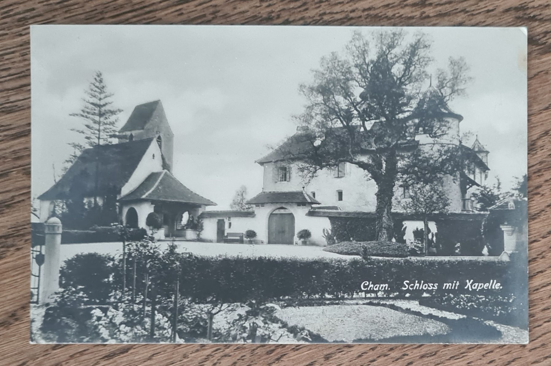 Cartoline postali: Cham, Schloss mit Kapelle 1937 – Usato da Ebikon venduto da Donar50