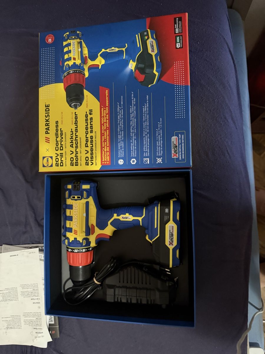 Bohrmaschinen: Bohrschrauber avvitatore PARKSIDE – Neu und originalverpackt aus Bioggio von man_nmm7 1