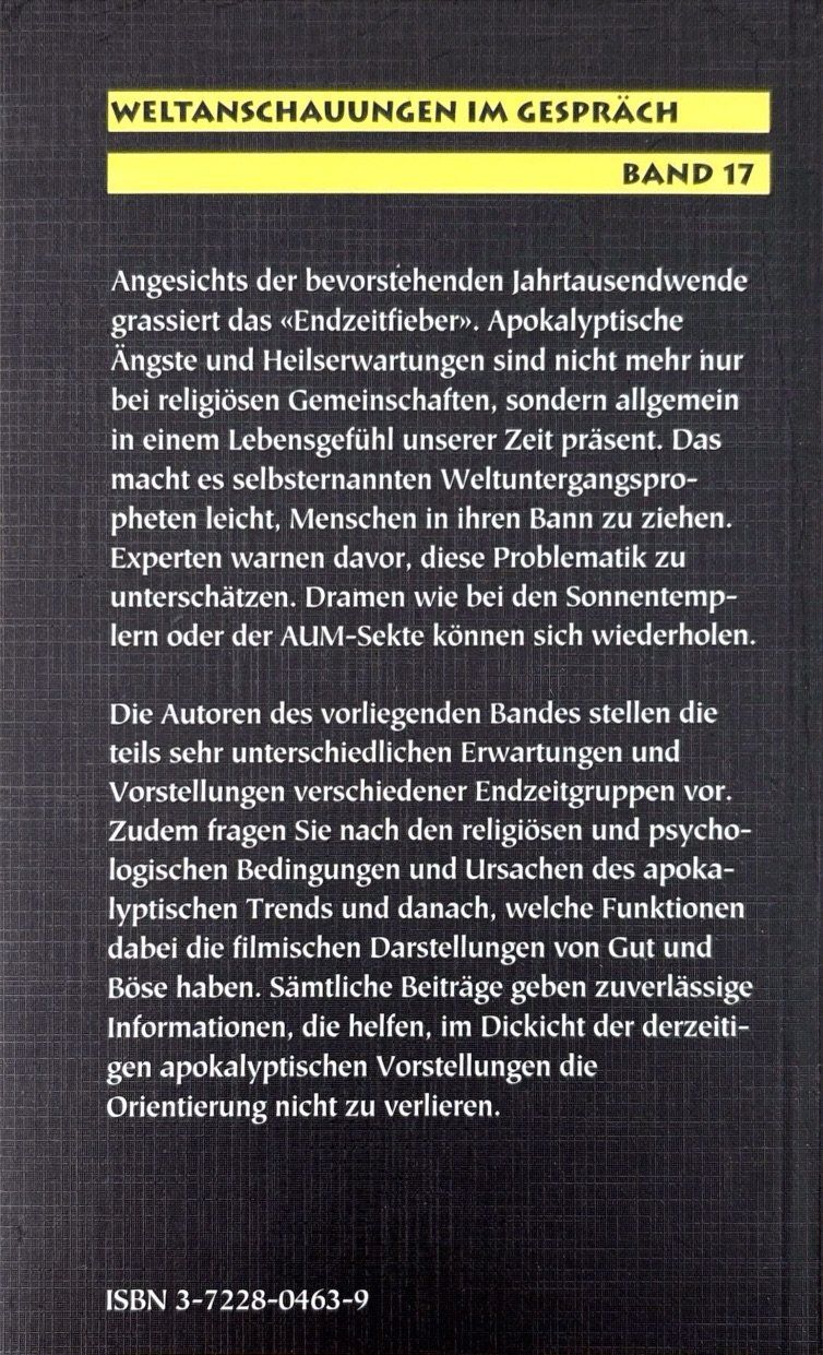 Bücher: Vom Ende der Zeiten – Neu (gemäss Beschreibung) aus Sarnen von Livres 1