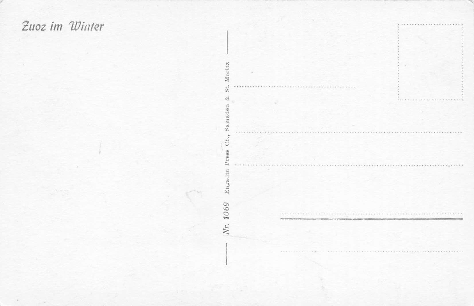 Cartes postales: Zuoz winter – D'occasion à Biasca par Blenio71 1