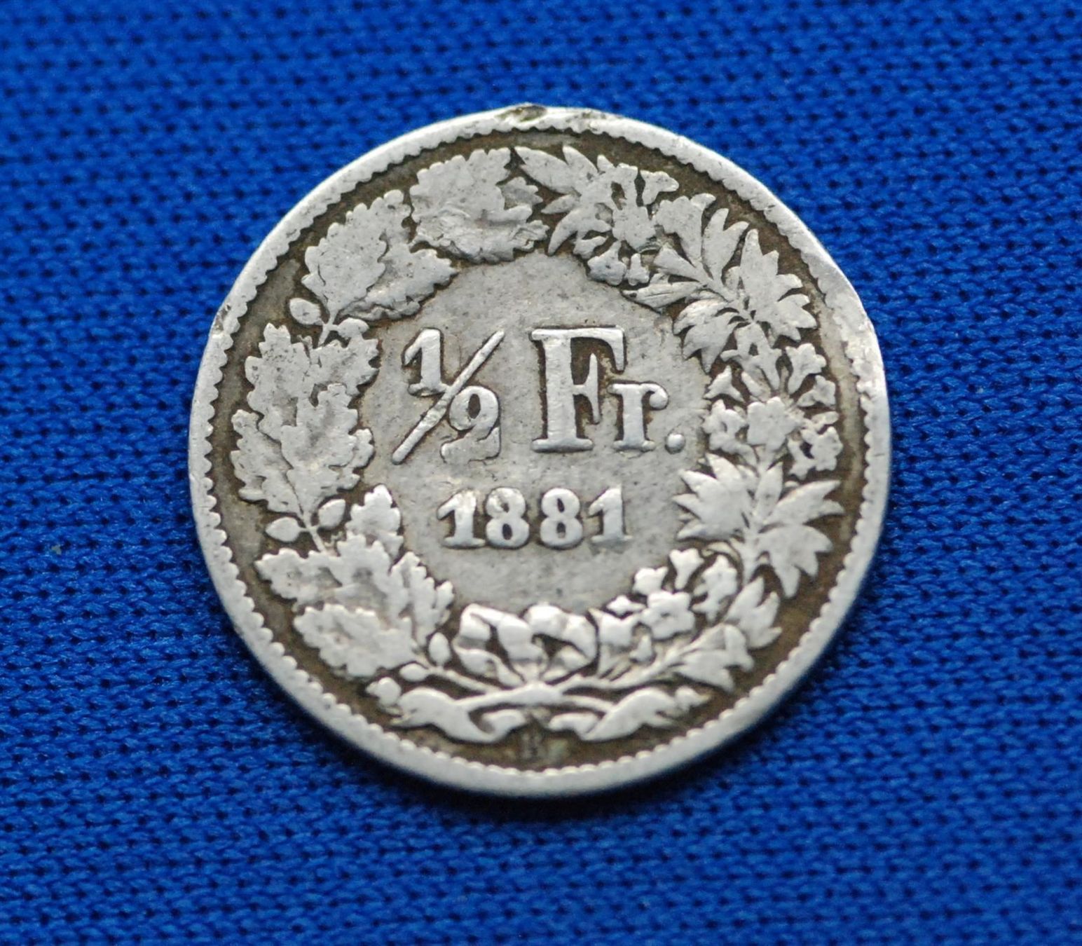 Tutti le monete: 1/2 Franken 1881 – Usato da Mühlethal venduto da sowato