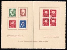 Pro Juventute Geschenk Folder 1945, kleine Auflage !