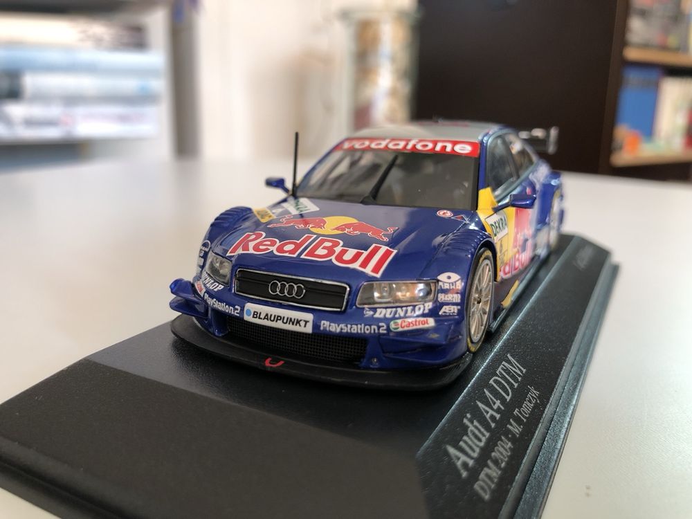 Miniature Minichamps 1/43 - Audi A4 DTM 2004 Capello - Argent - Limited