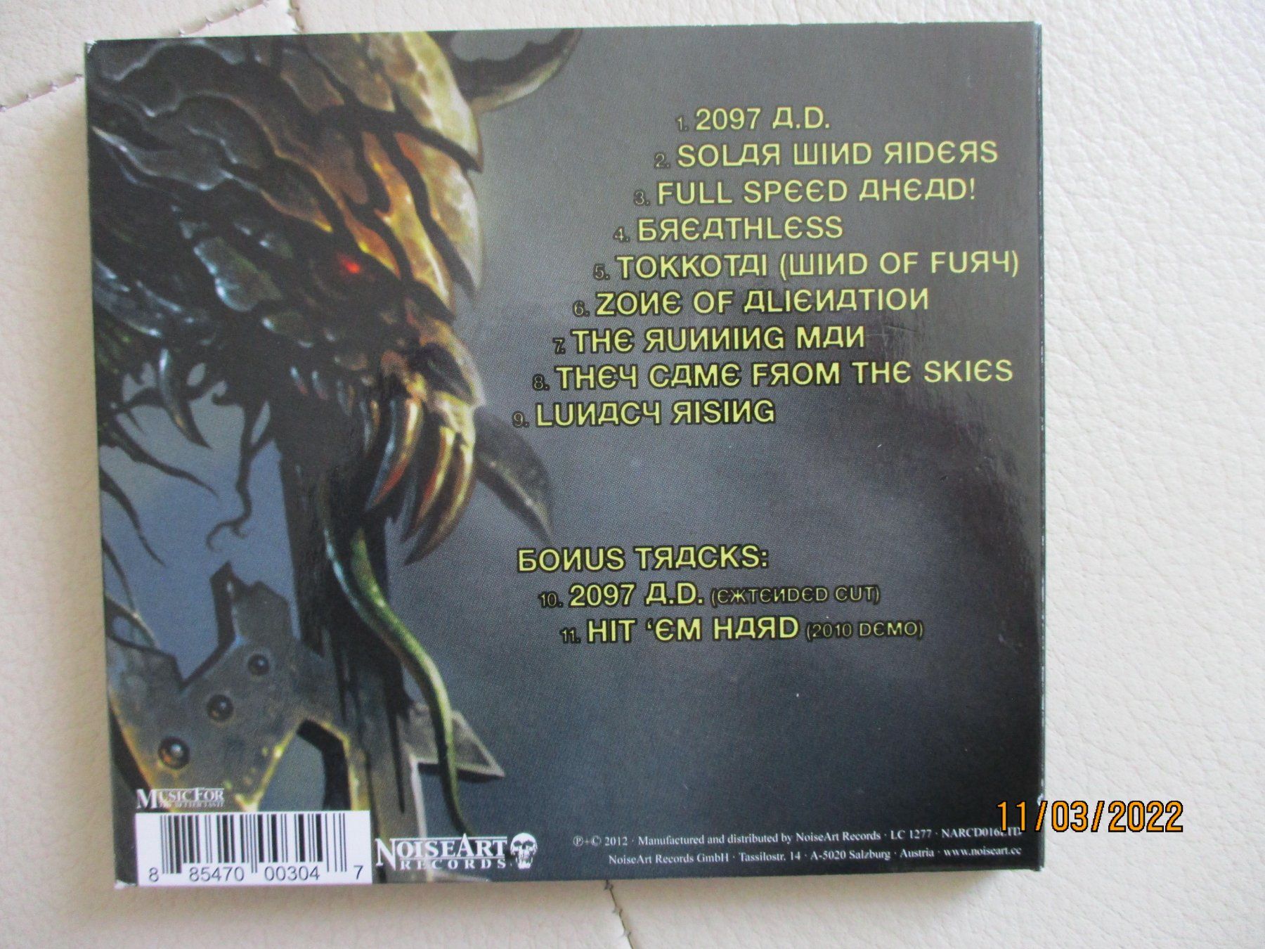 CDs: Steelwing  --  Zone Of Alienation – Gebraucht aus Liestal von Disc-Point 1