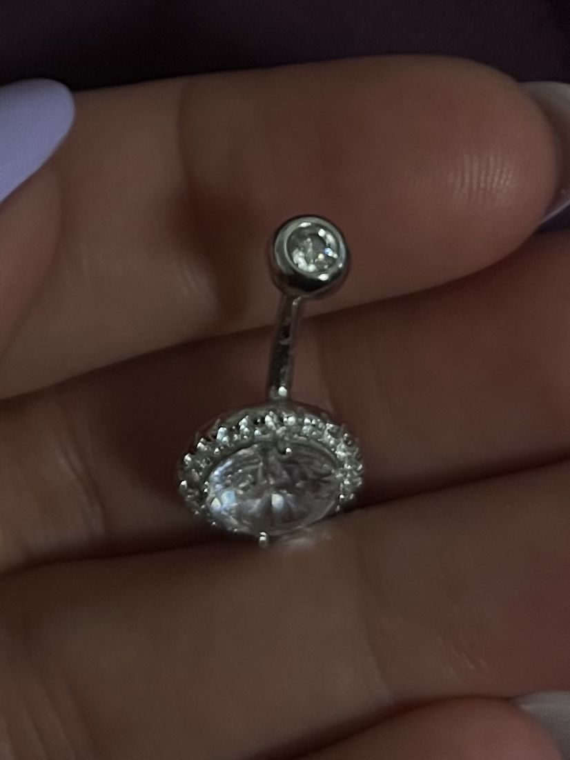 Piercingschmuck: 925 Silber Bauchnabelpiercing 8mm Zirkonia – Neu (gemäss Beschreibung) aus Winterthur von chiaraelisa93 4