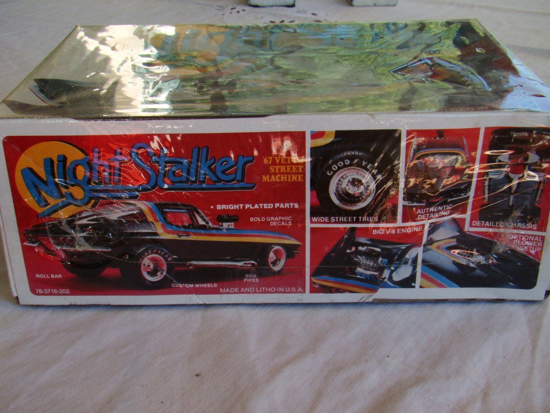 Chevrolet Modellini d'auto: MPC Night Stalker Corvette 1:25 #1-3716 – Nuovo e nell'imballaggio originale da Châtillens venduto da rei_y82w 1