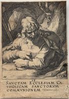 Kupferstich, Hendrik Goltzius (1558-1617), Jakobus, 1589