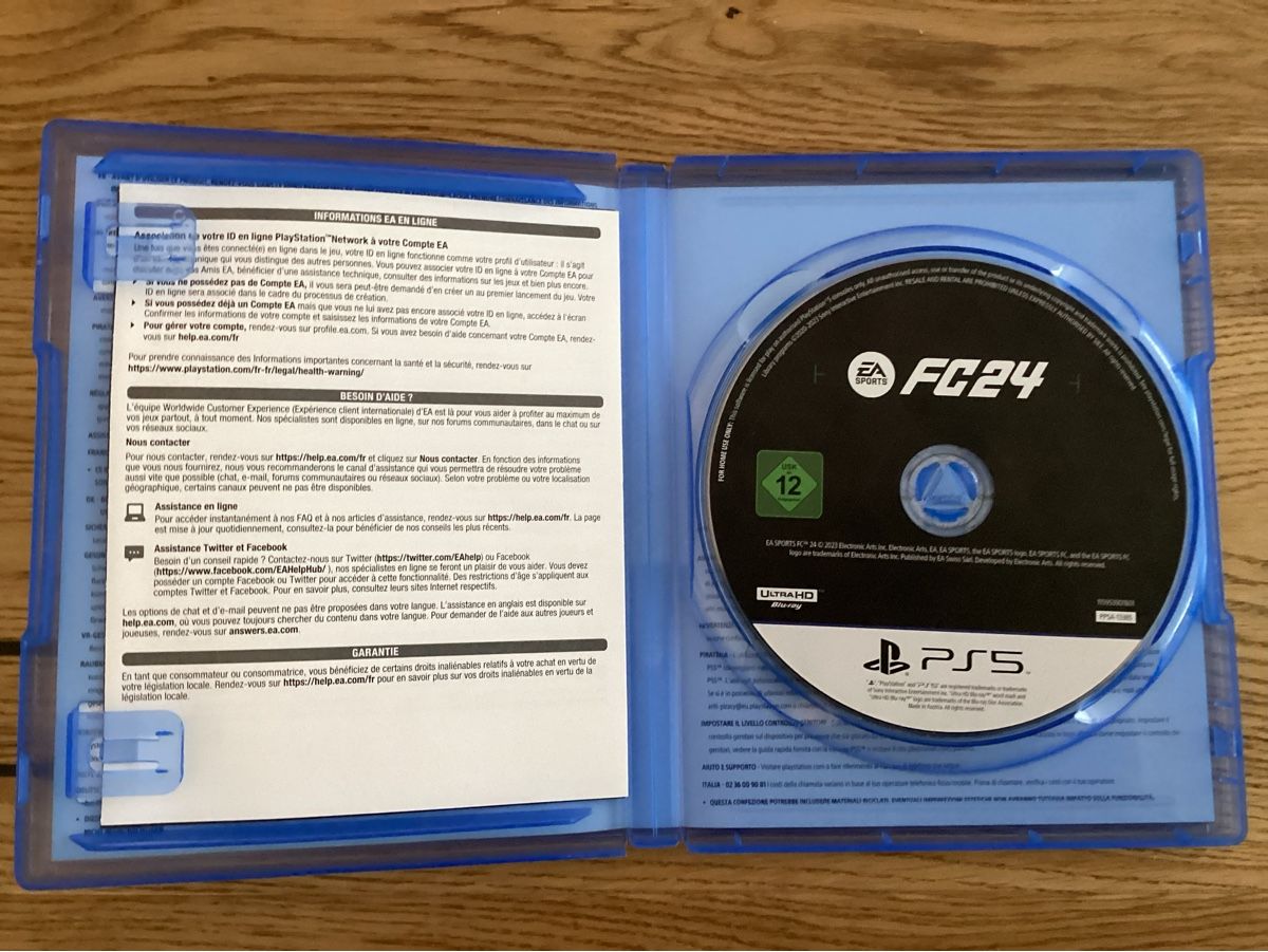 Sony Jeux: FC 24 – D'occasion à Gutenswil par bro_7r7l 1