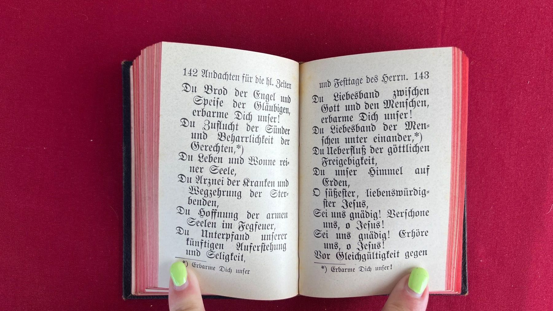 Bücher: Antike Andachtsbuch mit Kreuzmuster – Gebraucht aus Schübelbach von Dolly990_2 5