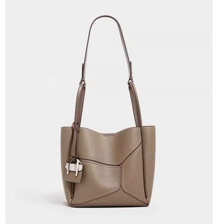 Sac cuir gris neuf