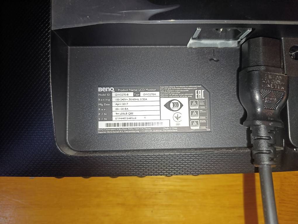 Monitor: Ecran BENQ 21.5" – Usato da yvonand venduto da JeremyC25 3